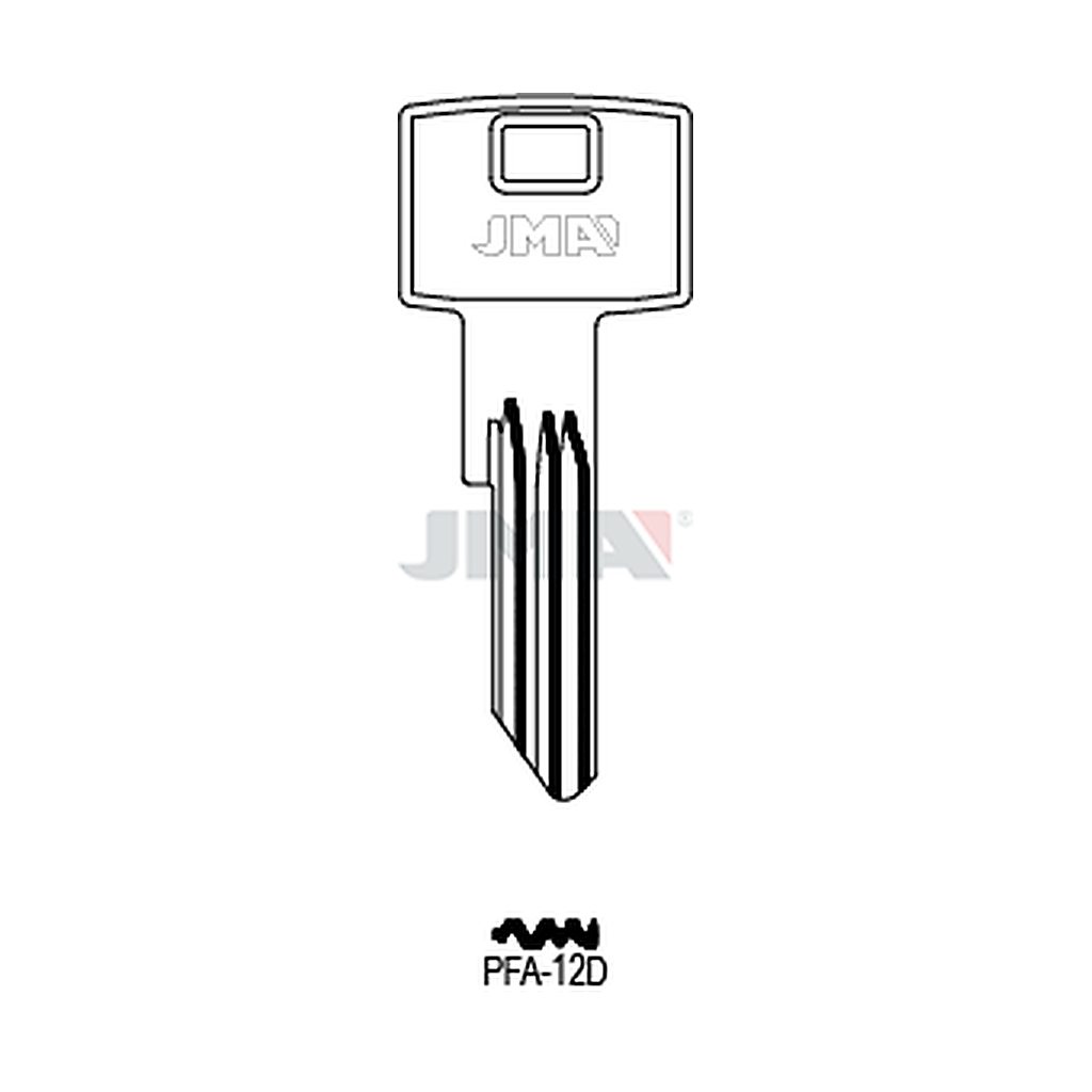 Clé plate ps acier PFA-12D
