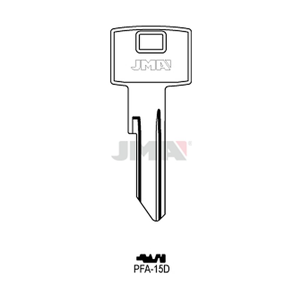 Clé plate ps acier PFA-15D