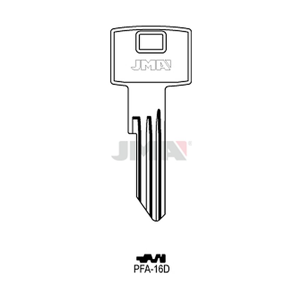 Clé plate ps acier PFA-16D