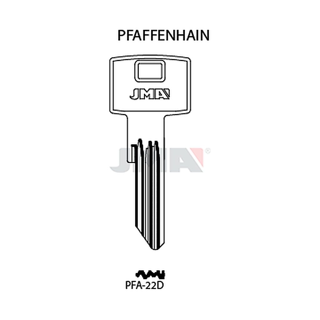 Clé plate ps acier PFA-22D