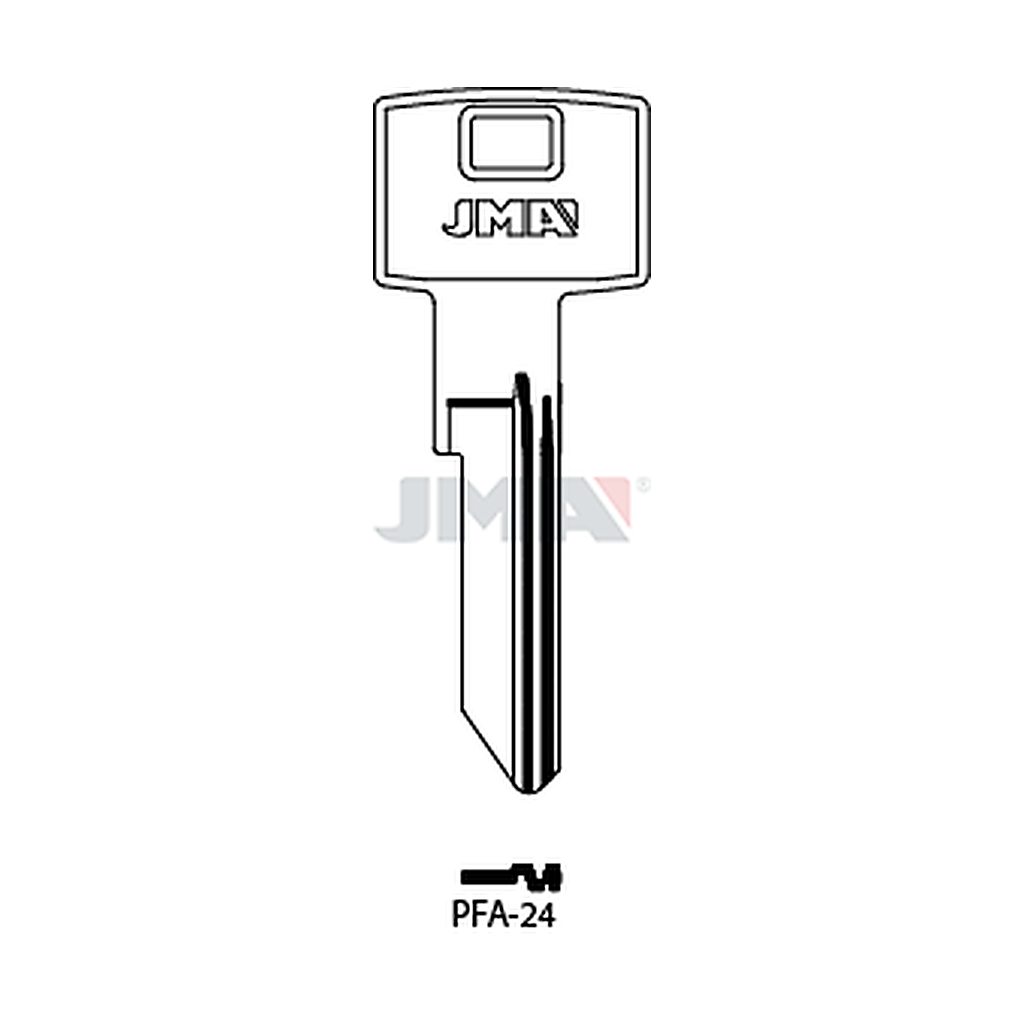 Clé plate ps acier PFA-24