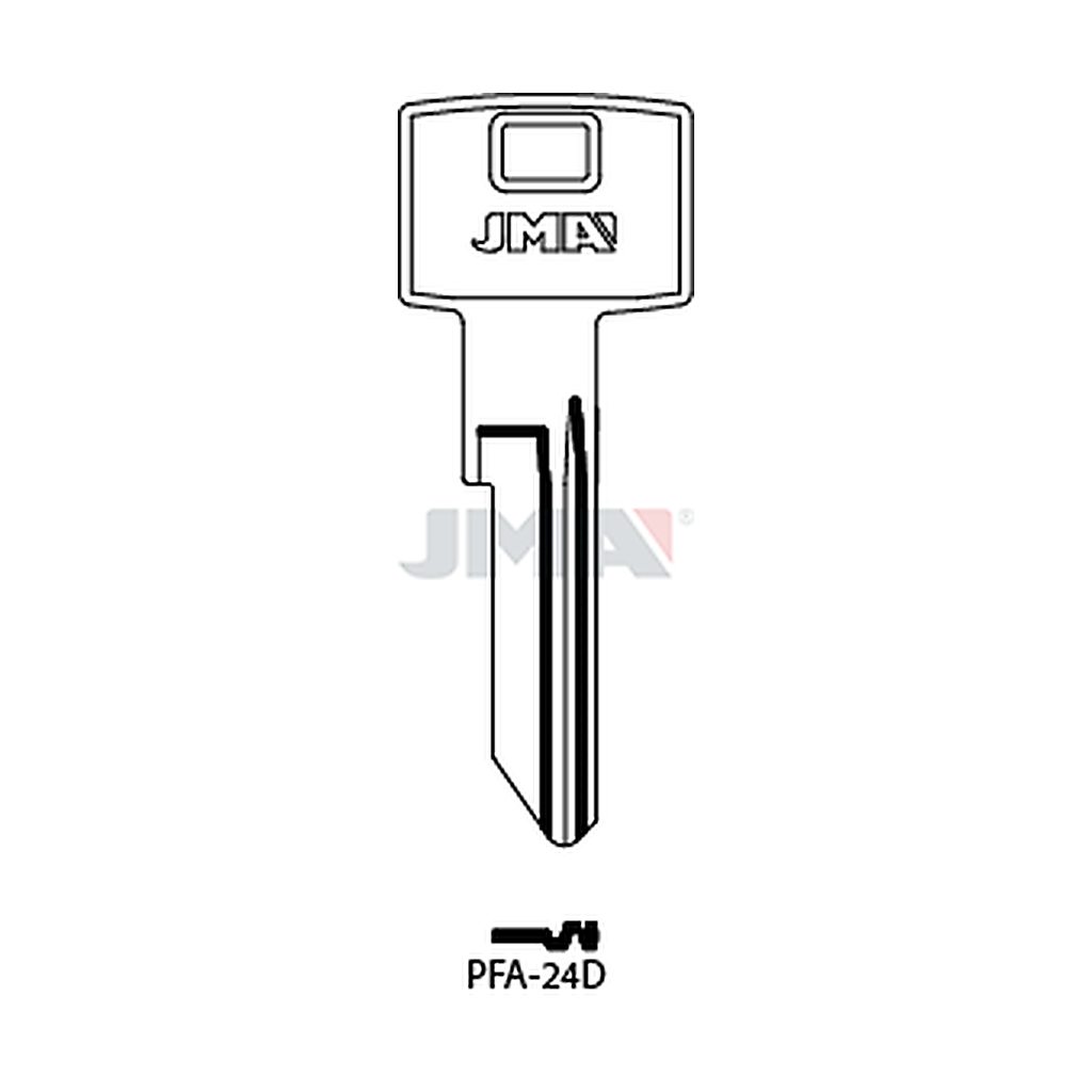 Clé plate ps acier PFA-24D