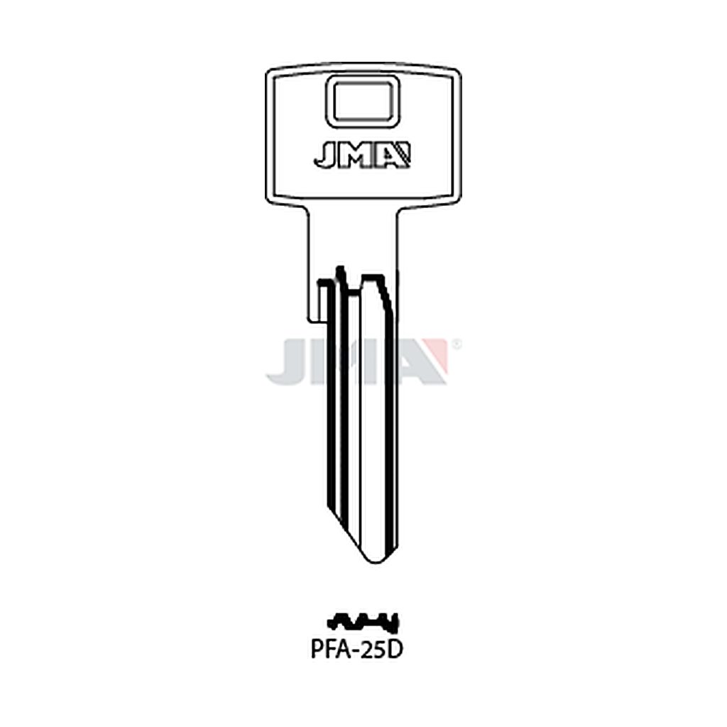 Clé plate ps acier PFA-25D