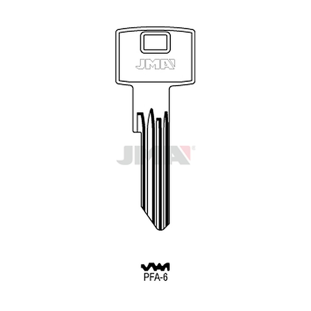 Clé plate ps acier PFA-6