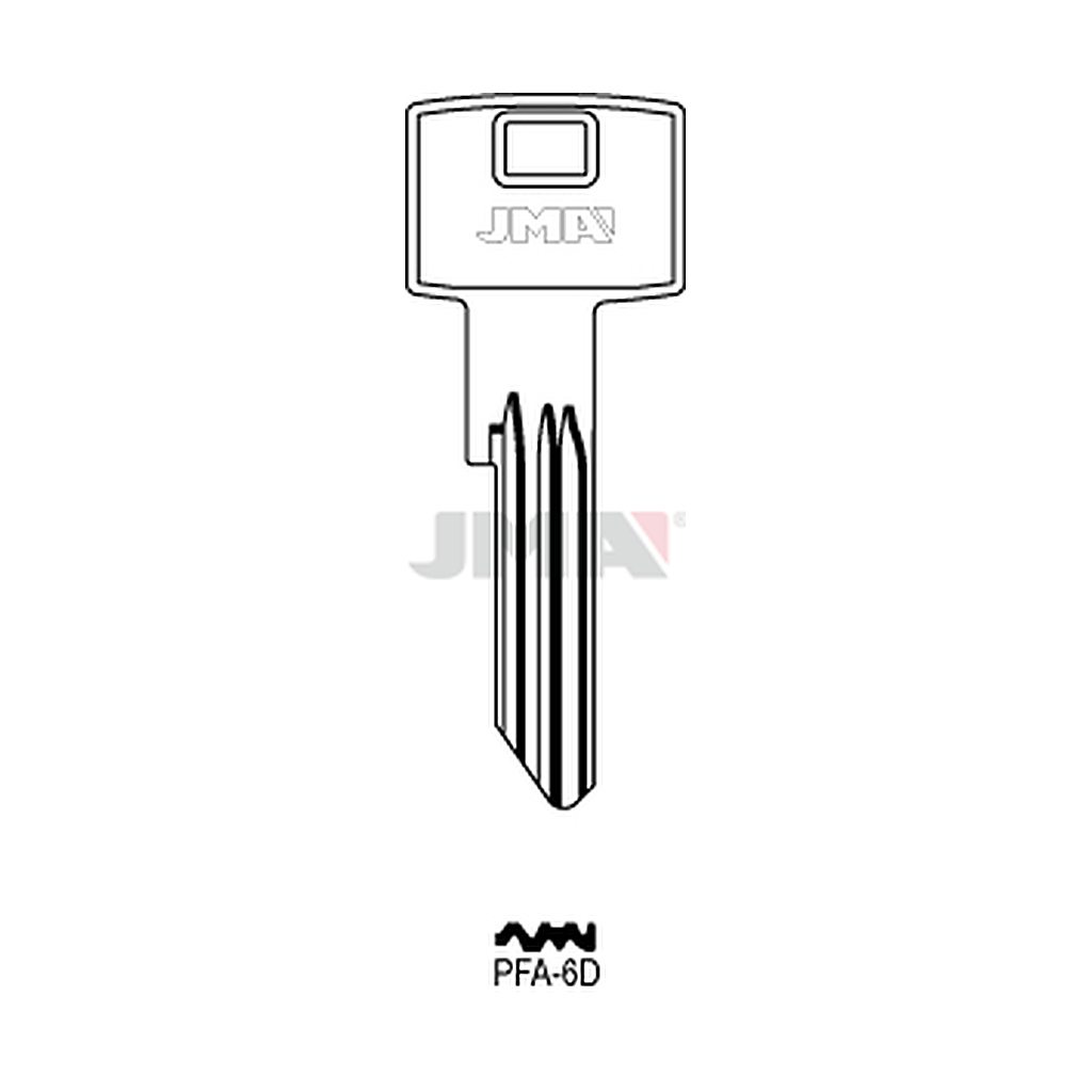 Clé plate ps acier PFA-6D