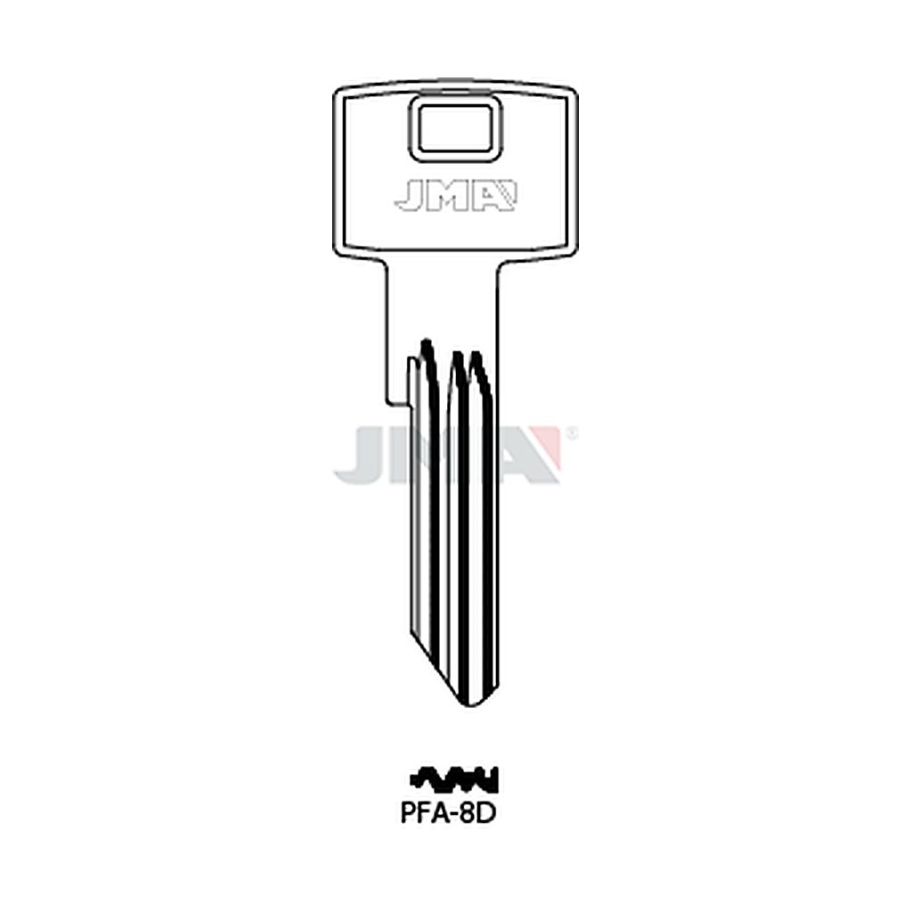 Clé plate ps acier PFA-8D