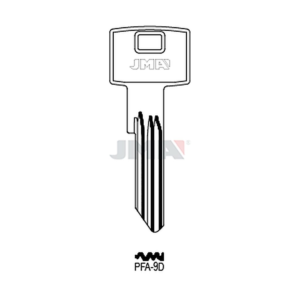 Clé plate ps acier PFA-9D
