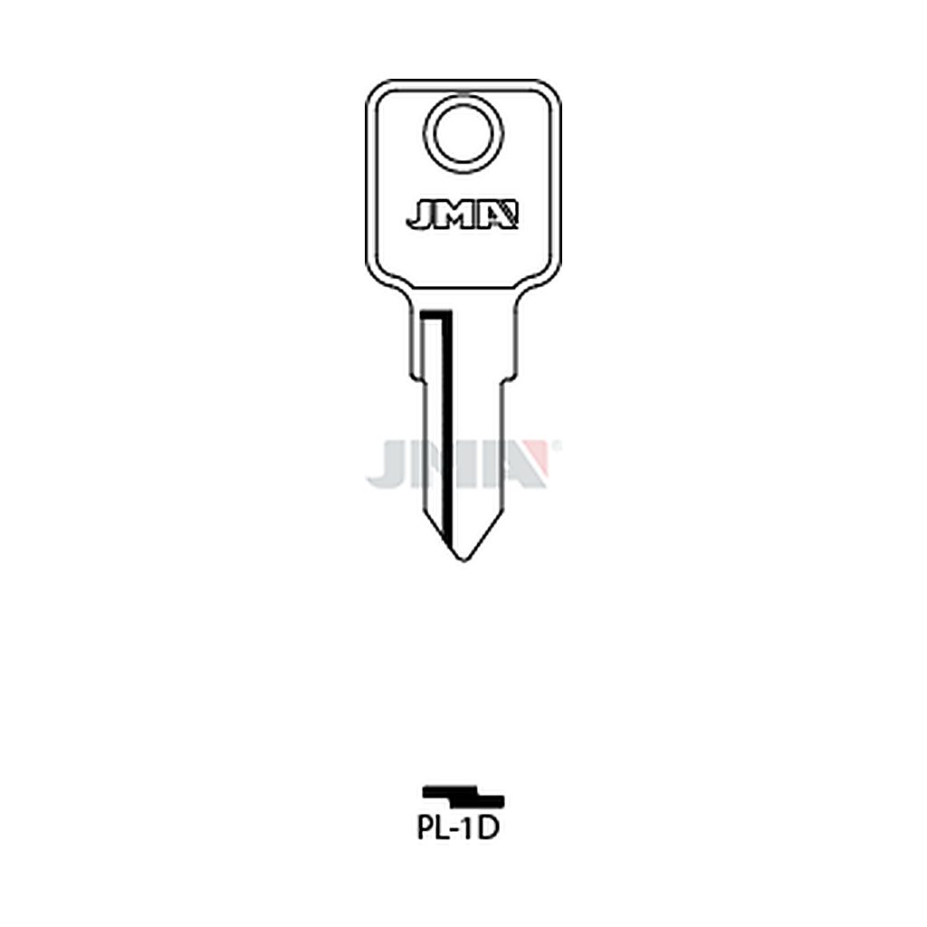 Clé plate acier PL-1D