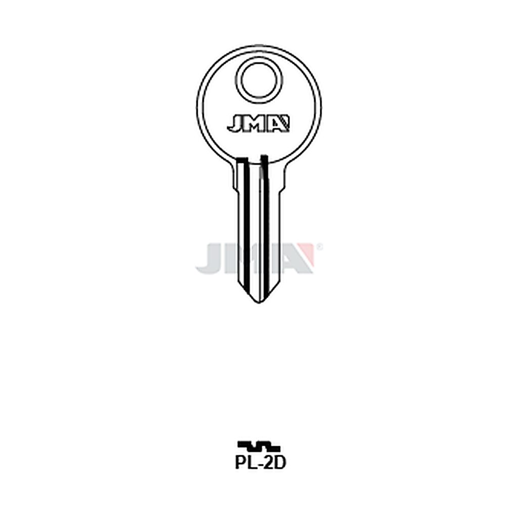 Clé plate acier PL-2D