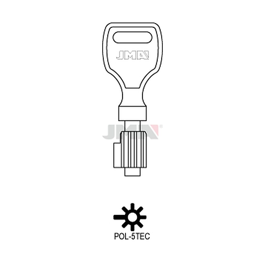 Clé à pompe en zamak POL-5TEC