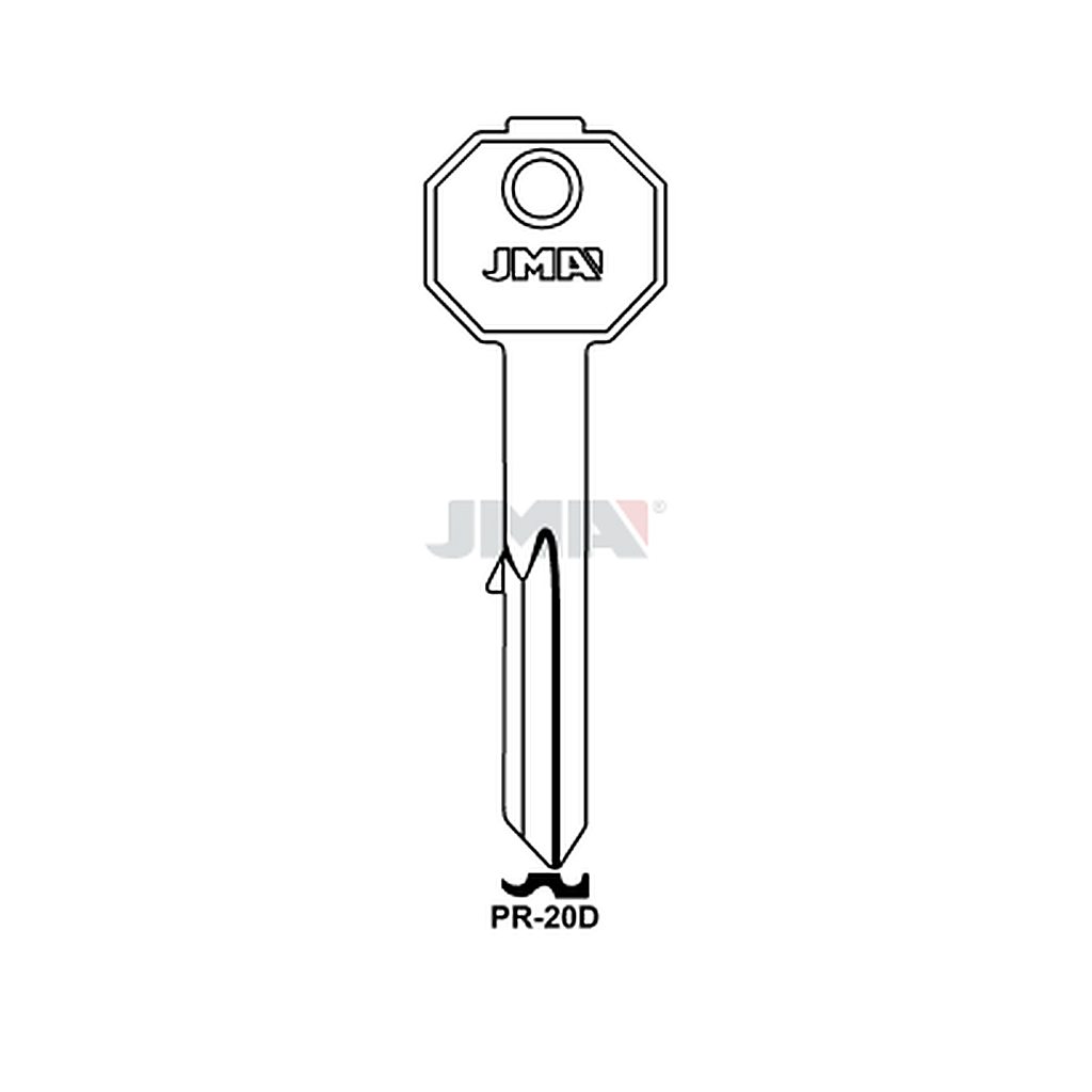 Clé plate ps acier PR-20D