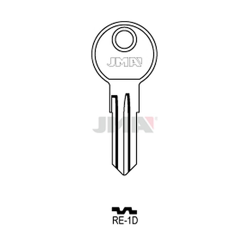 Clé plate acier RE-1D