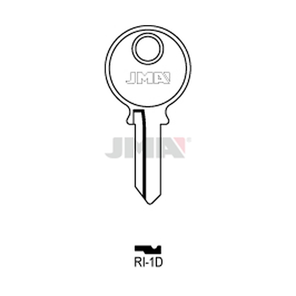 Clé plate acier RI-1D