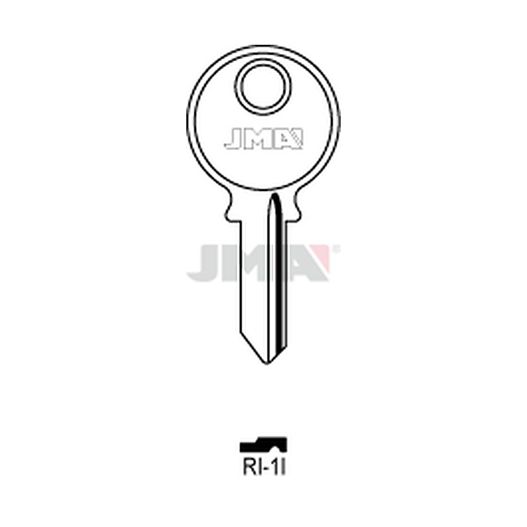 Clé plate acier RI-1I