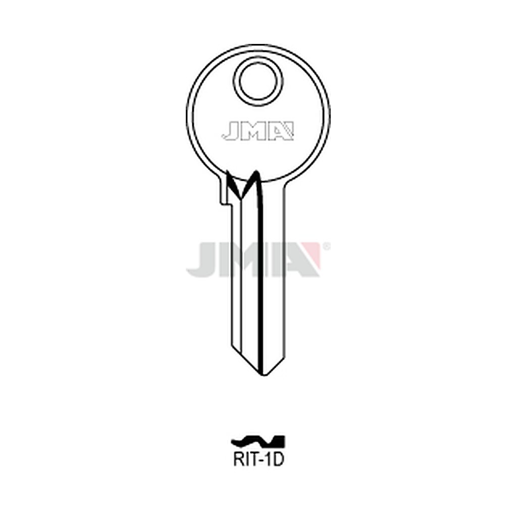 Clé plate acier RIT-1D