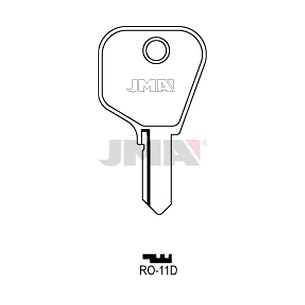 Clé plate acier RO-11D