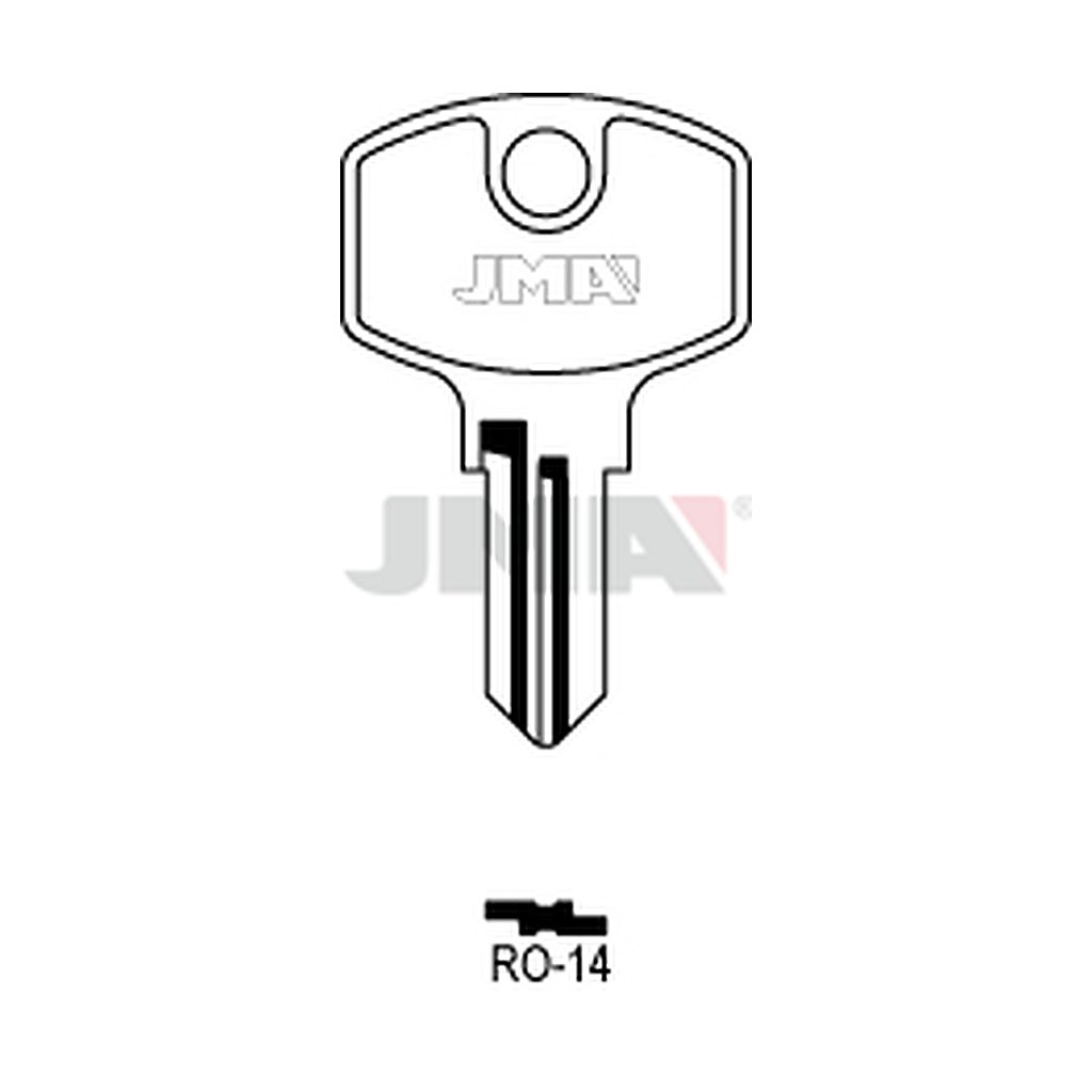 Clé plate acier RO-14