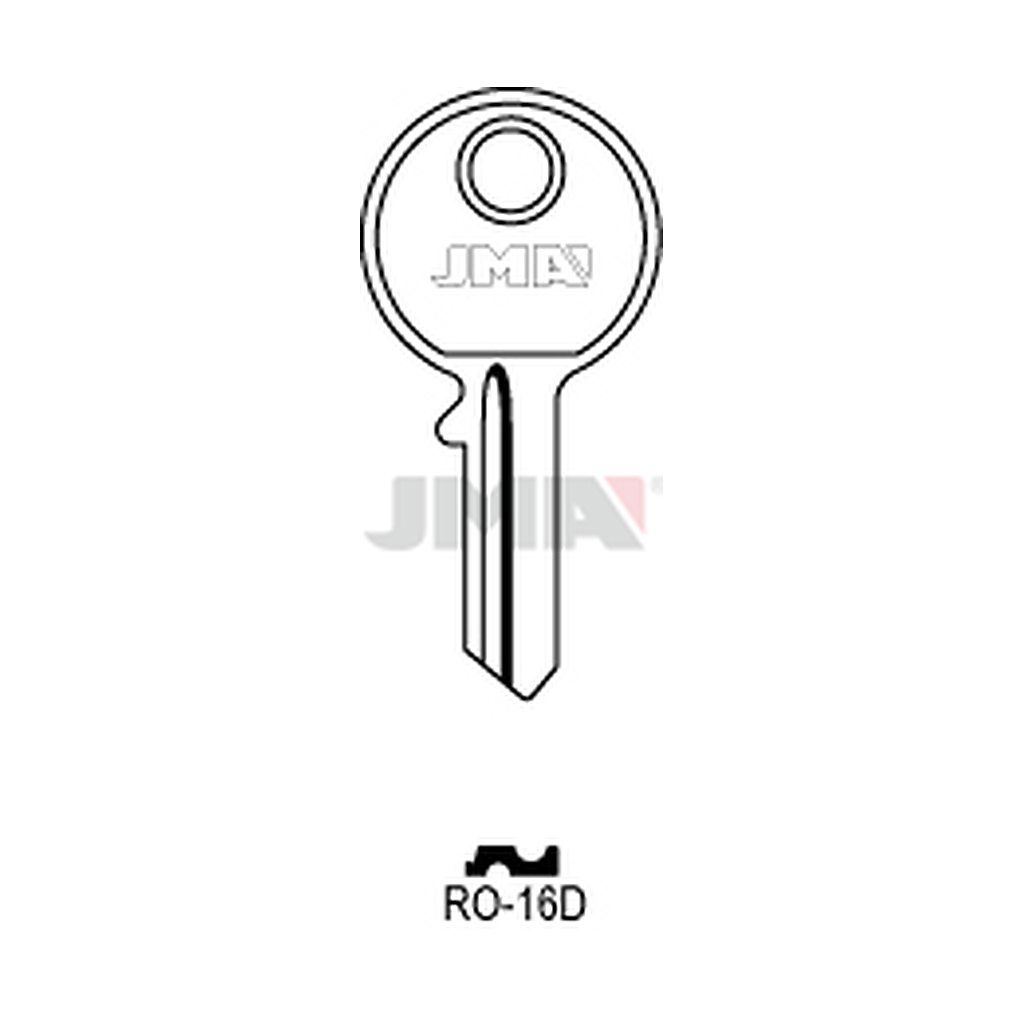 Clé plate acier RO-16D