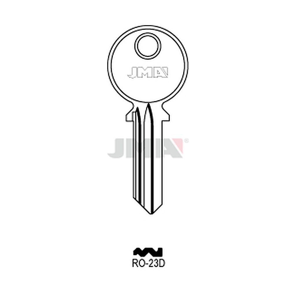 Clé plate ps acier RO-23D