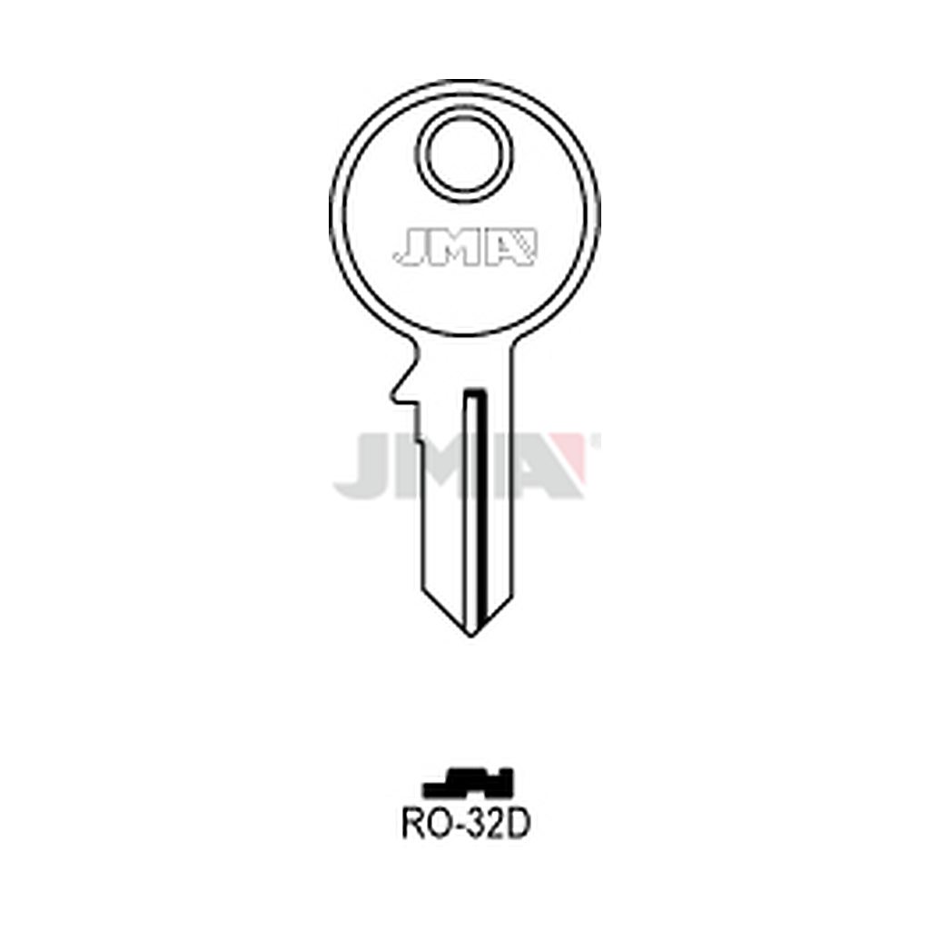 Clé plate acier RO-32D
