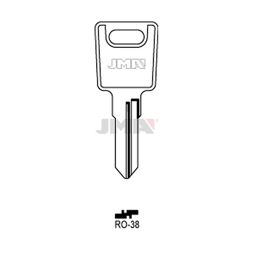 Clé plate acier RO-38