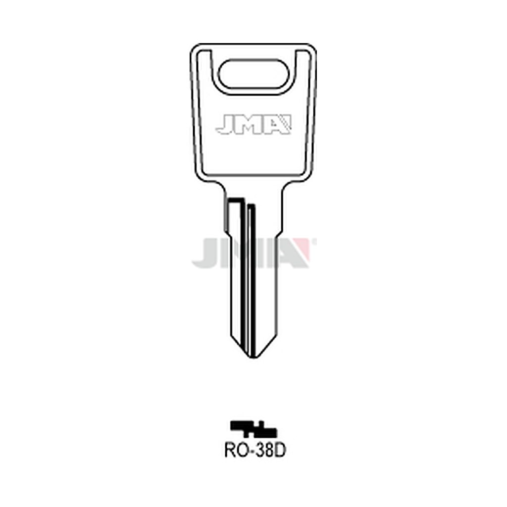 Clé plate acier RO-38D