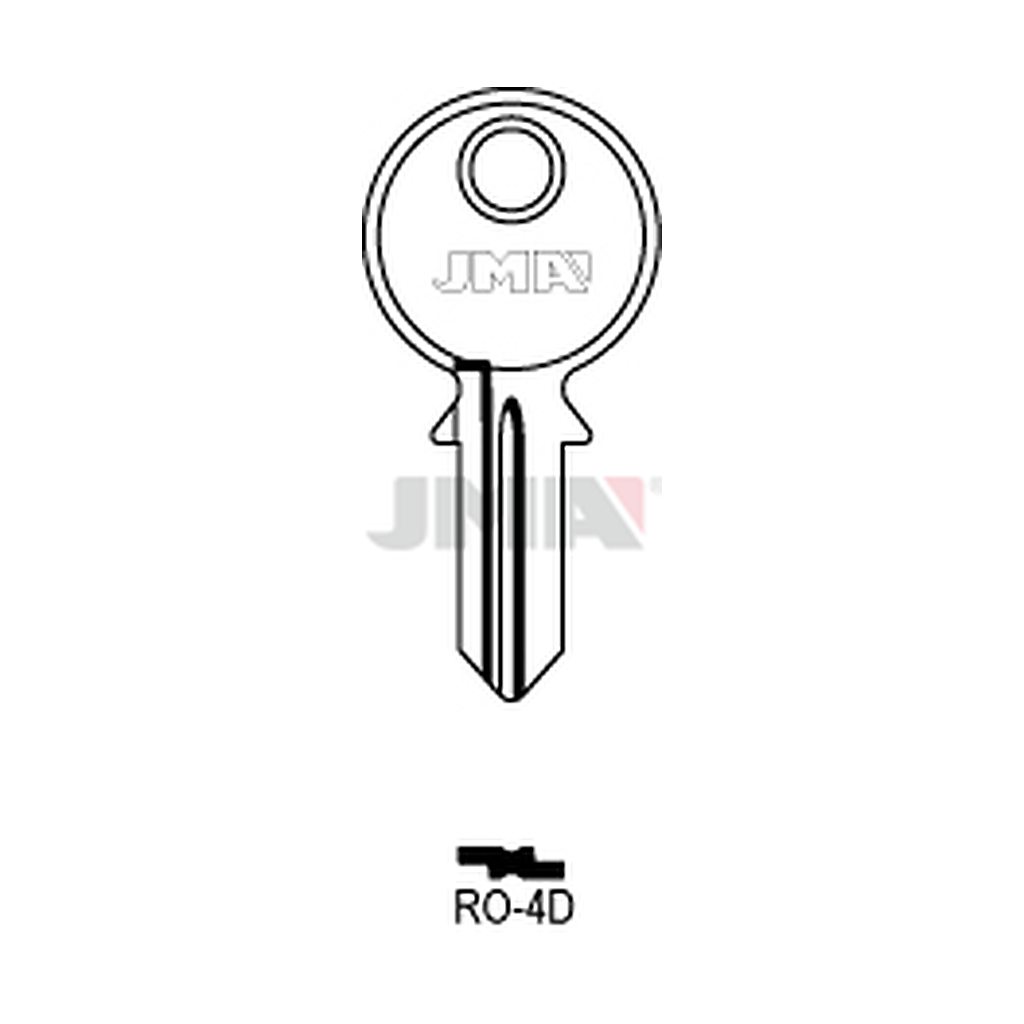 Clé plate acier RO-4D