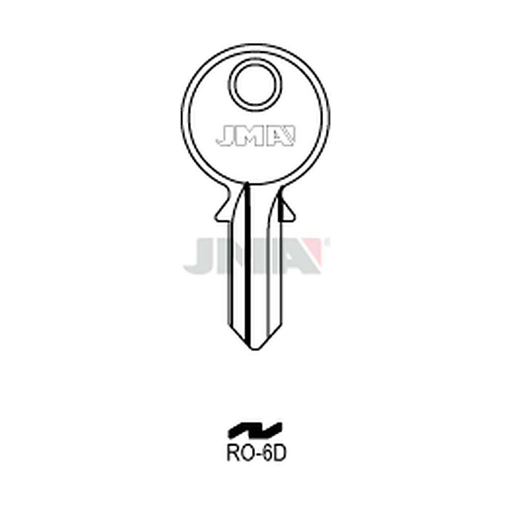 Clé plate acier RO-6D