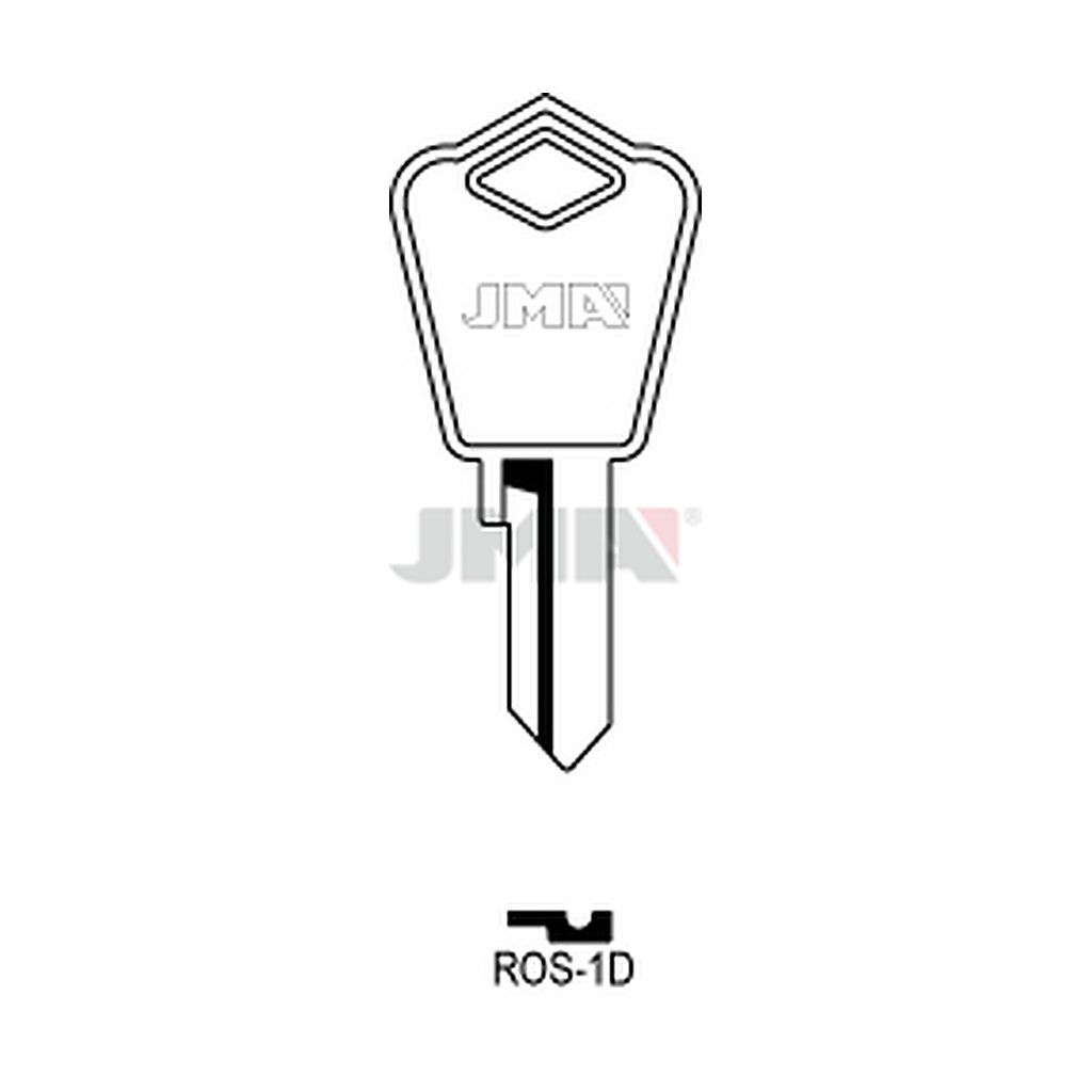 Clé plate acier ROS-1D