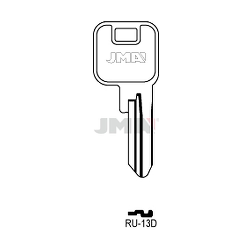 Clé plate acier RU-13D