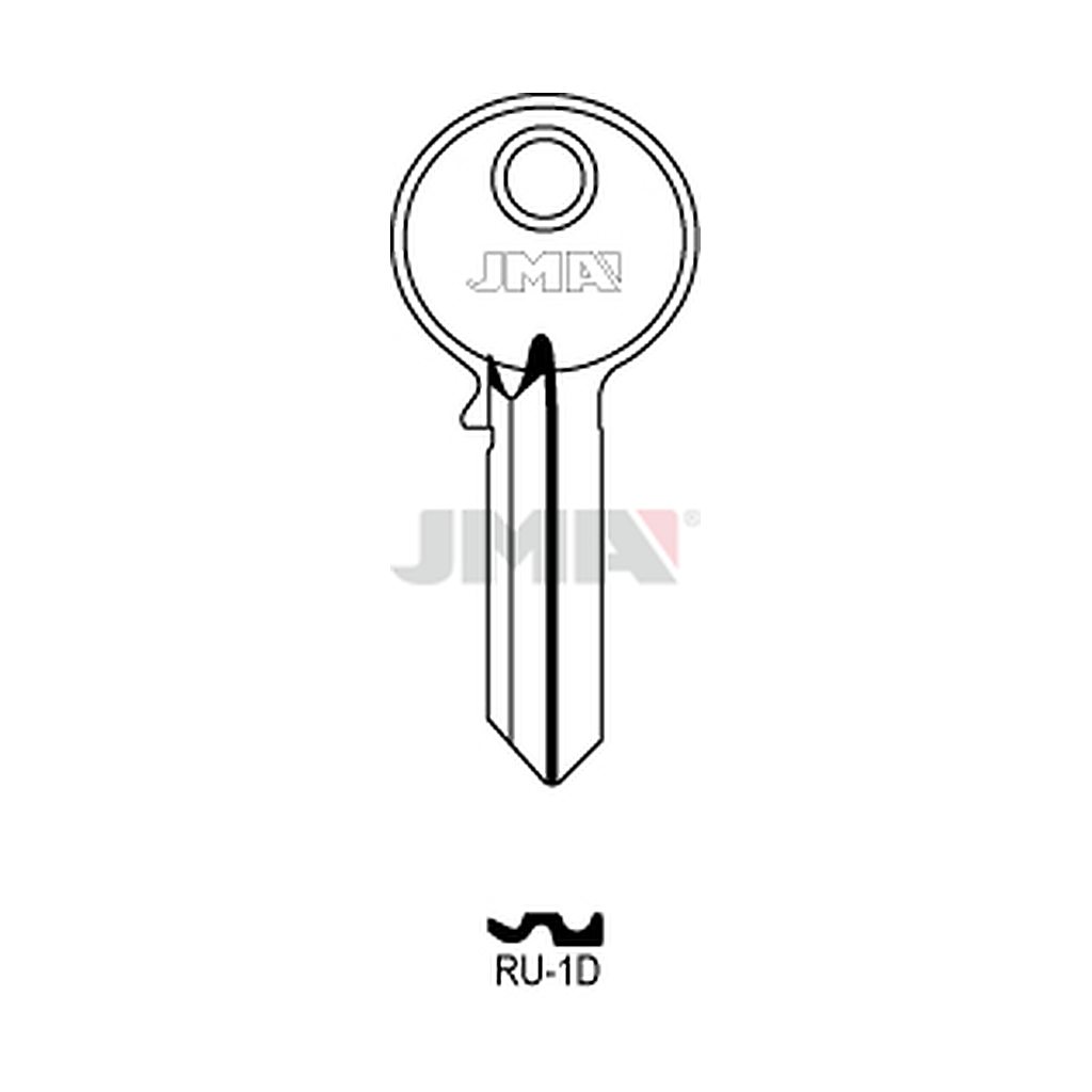 Clé plate acier RU-1D