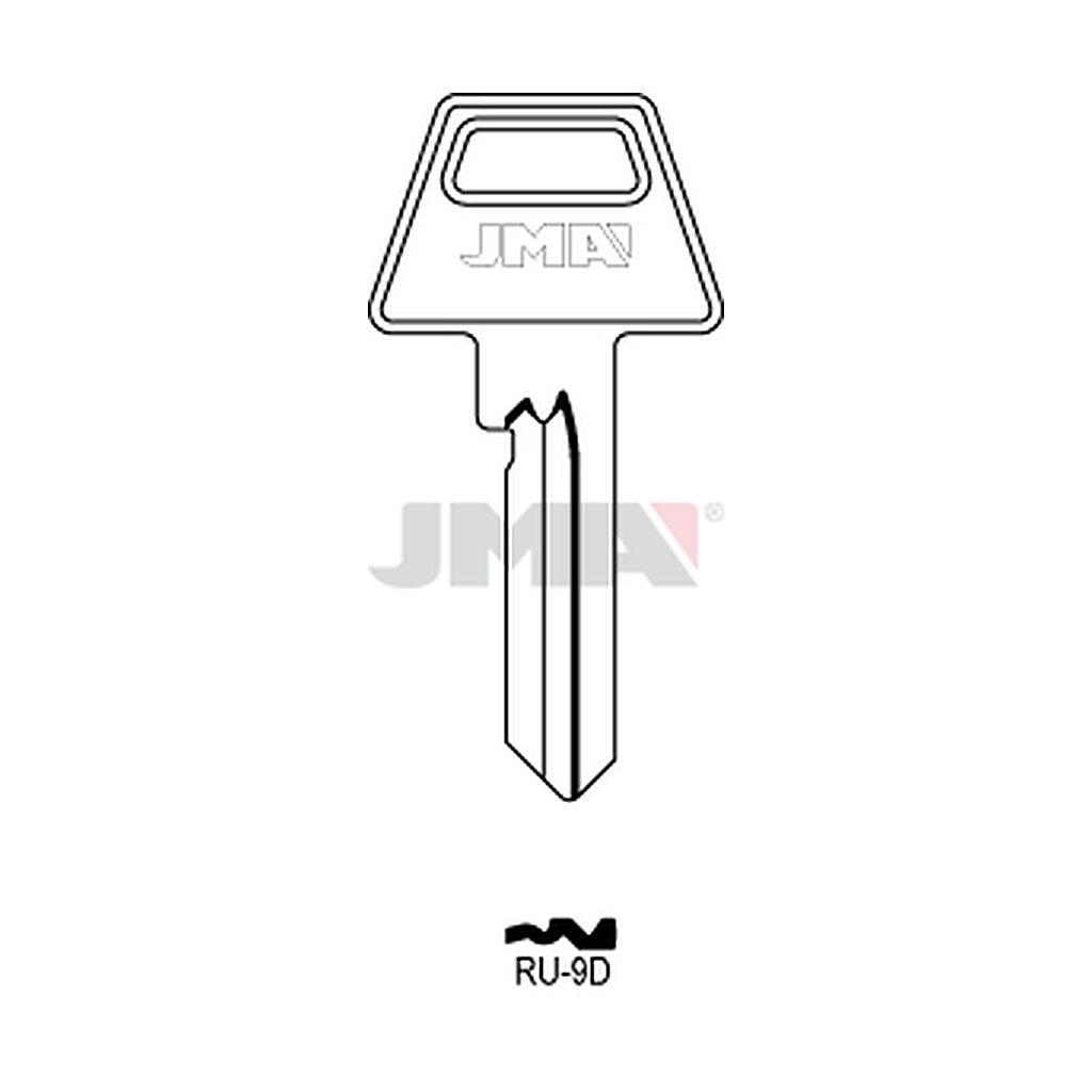 Clé plate ps acier RU-9D