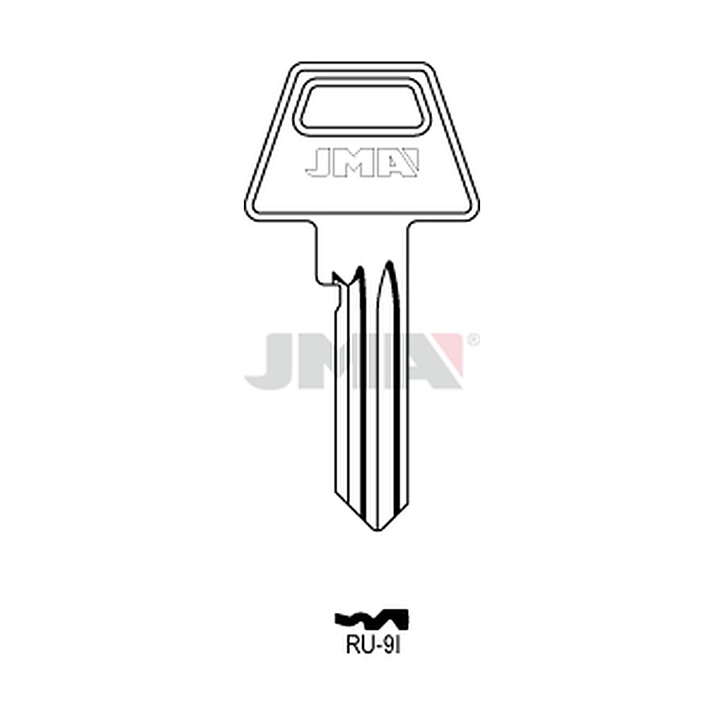 Clé plate ps acier RU-9I