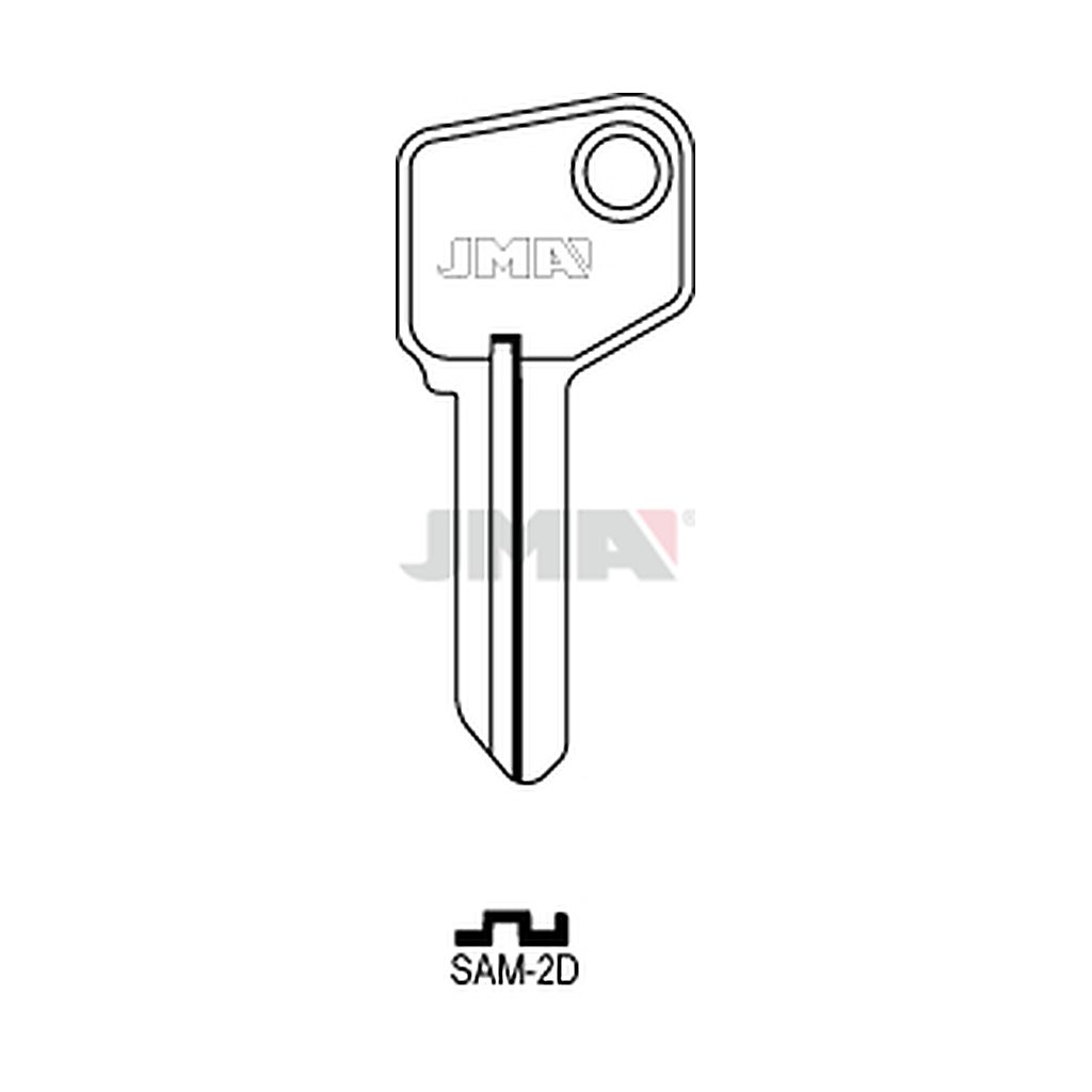 Clé plate acier SAM-2D