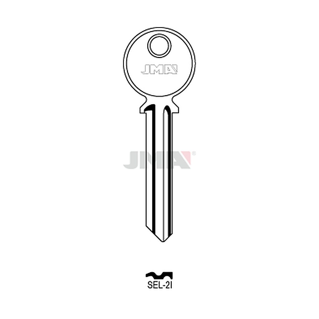 Clé plate acier SEL-2I