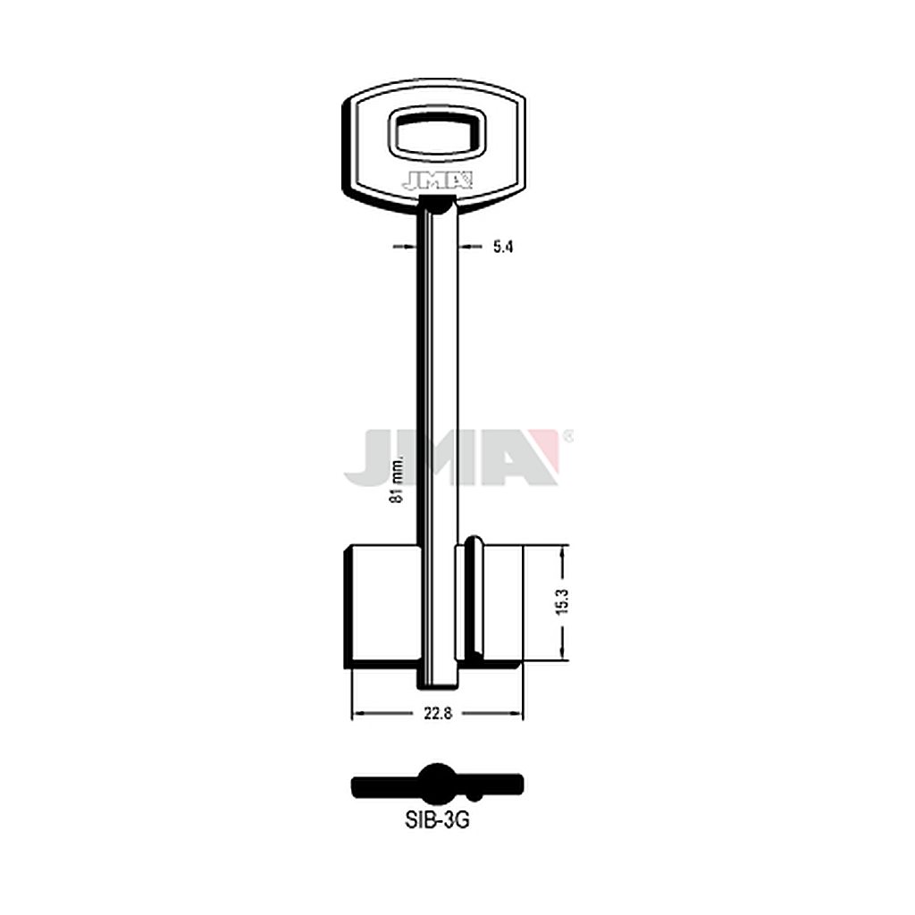 Clé dp tf l 71 a 100 mm SIB-3G