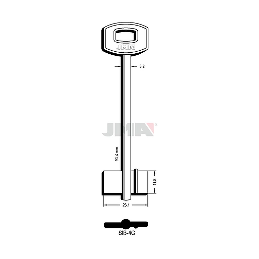 Clé dp tf l 71 a 100 mm SIB-4G