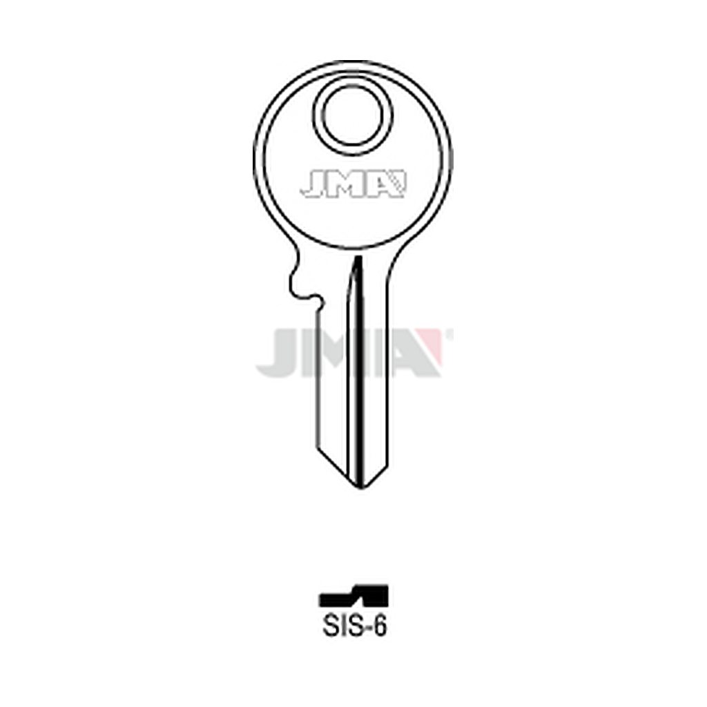 Clé plate acier SIS-6