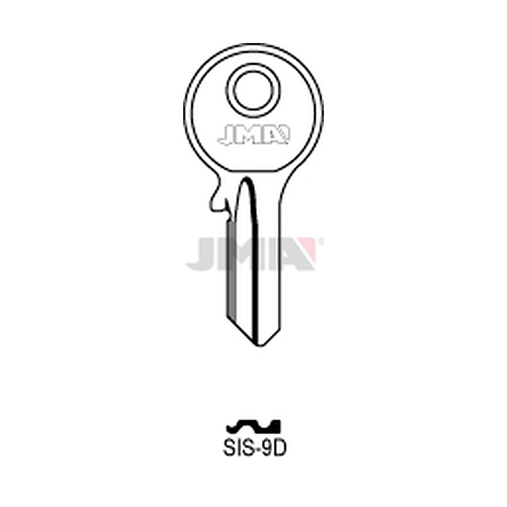 Clé plate acier SIS-9D