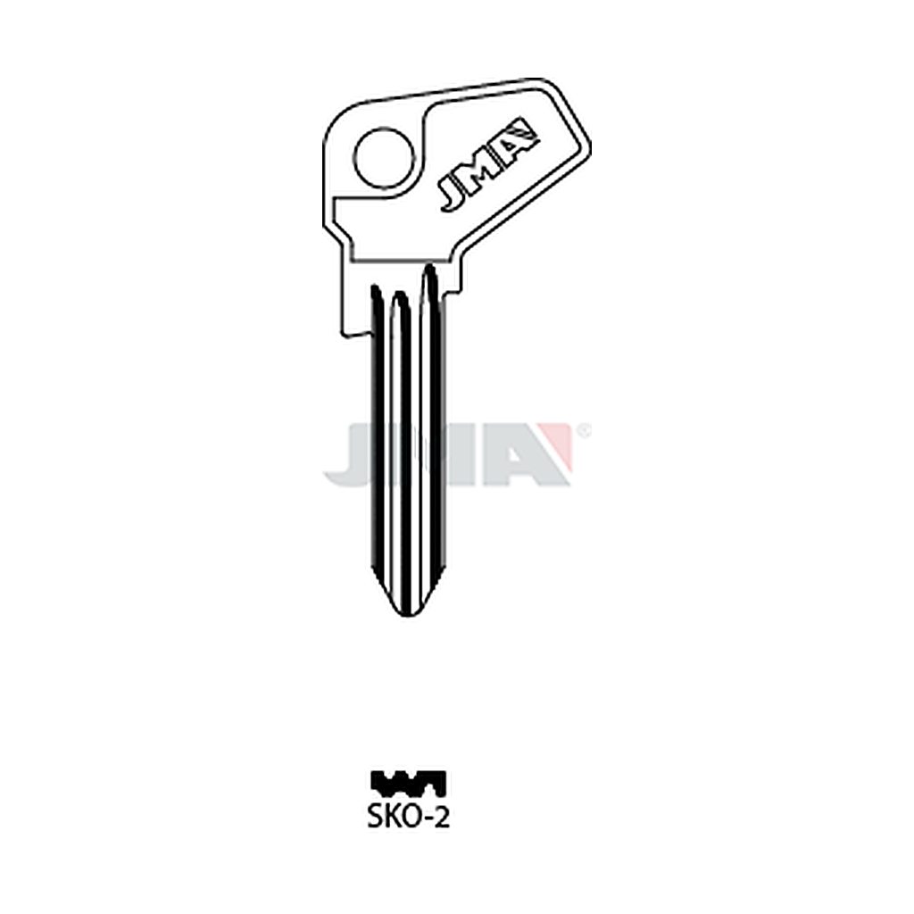 Clé plate acier SKO-2