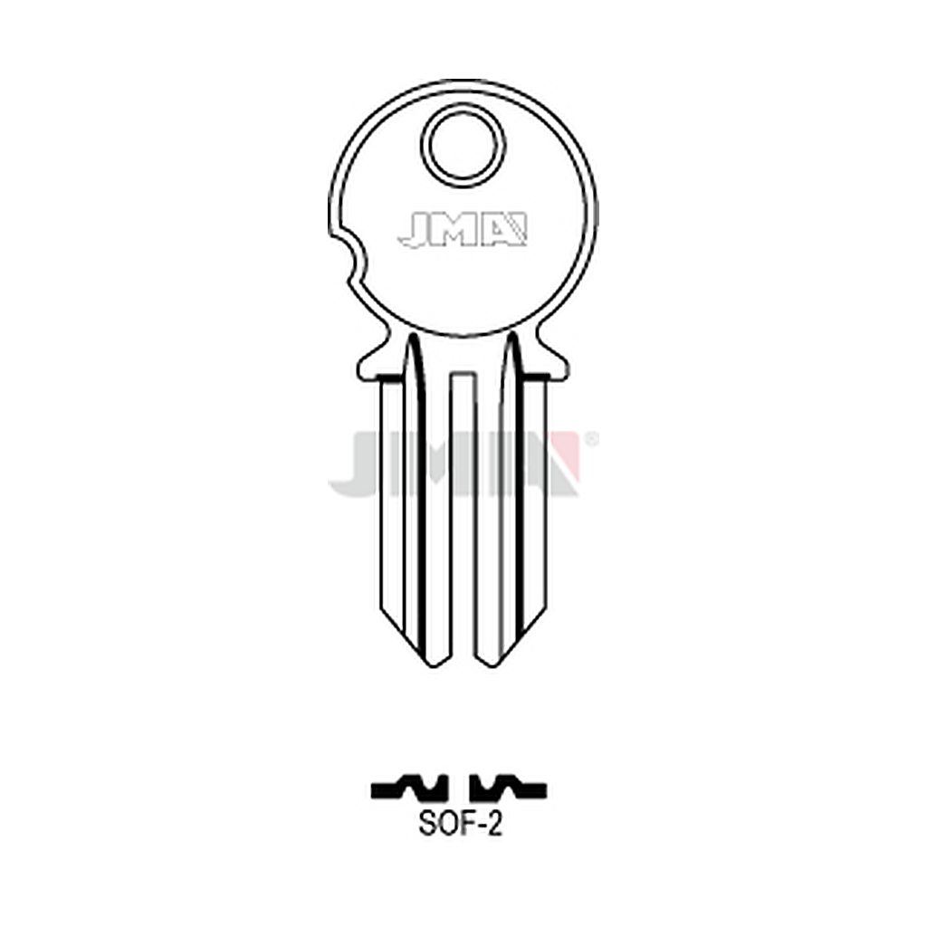 Clé plate acier SOF-2