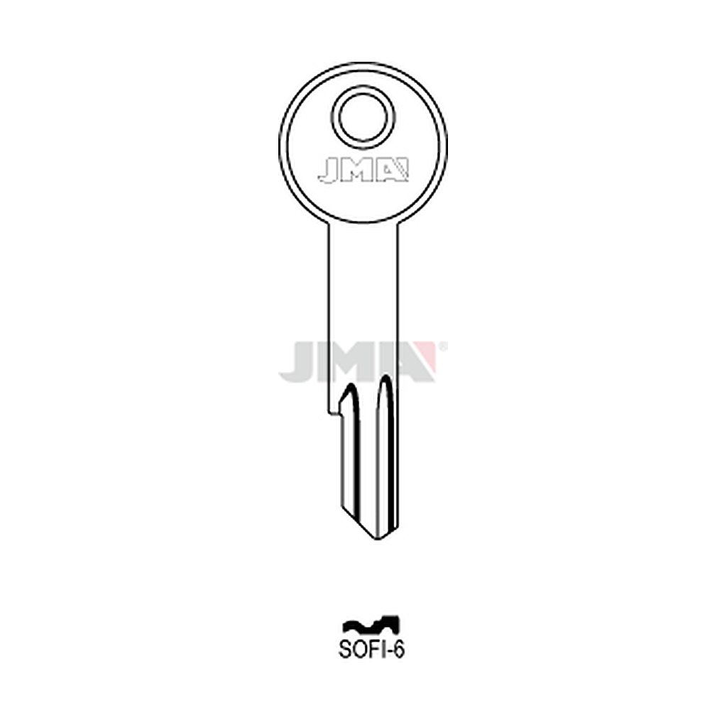 Clé plate acier SOFI-6