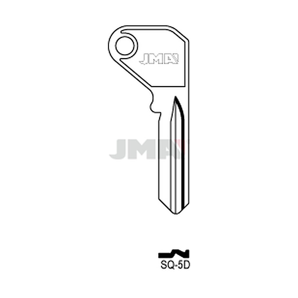 Clé plate acier SQ-5D