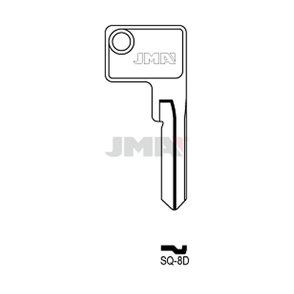 Clé plate acier SQ-8D