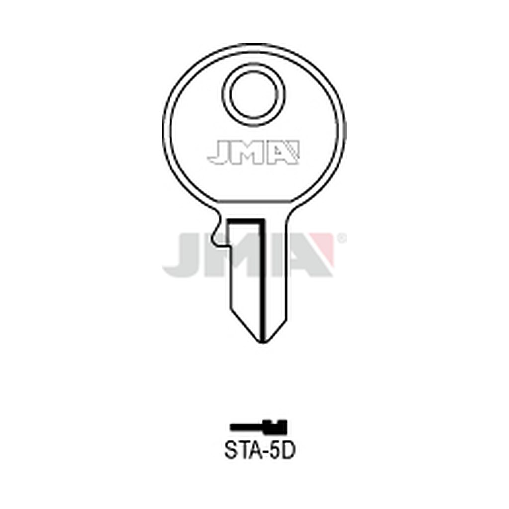 Clé plate acier STA-5D