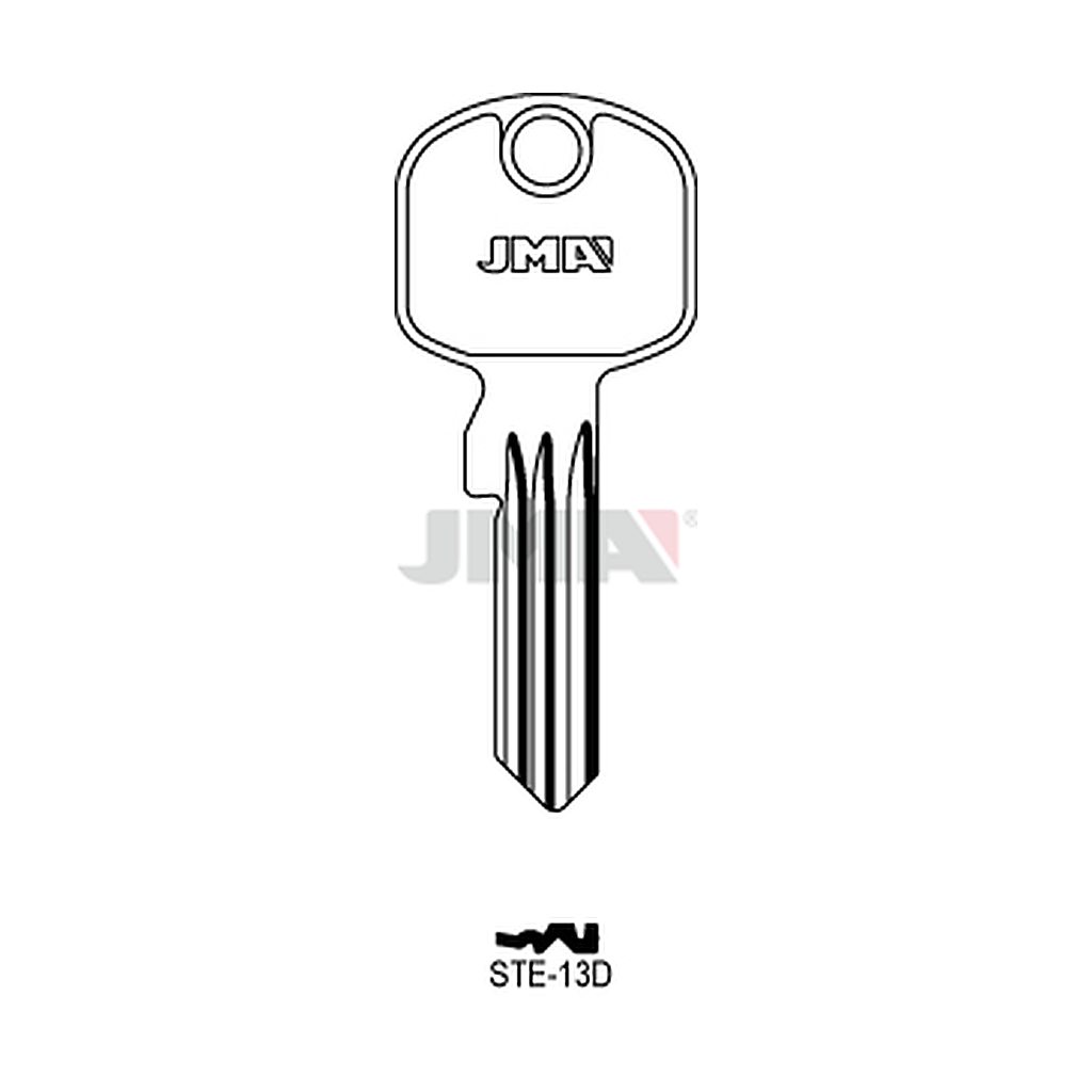 Clé plate ps acier STE-13D
