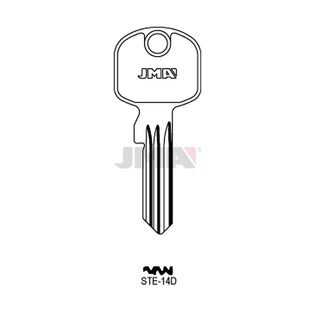 Clé plate ps acier STE-14D