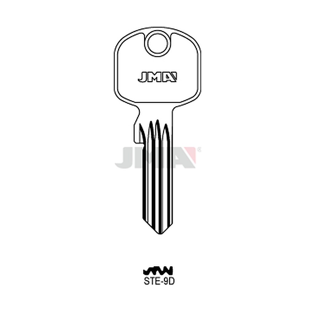 Clé plate ps acier STE-9D