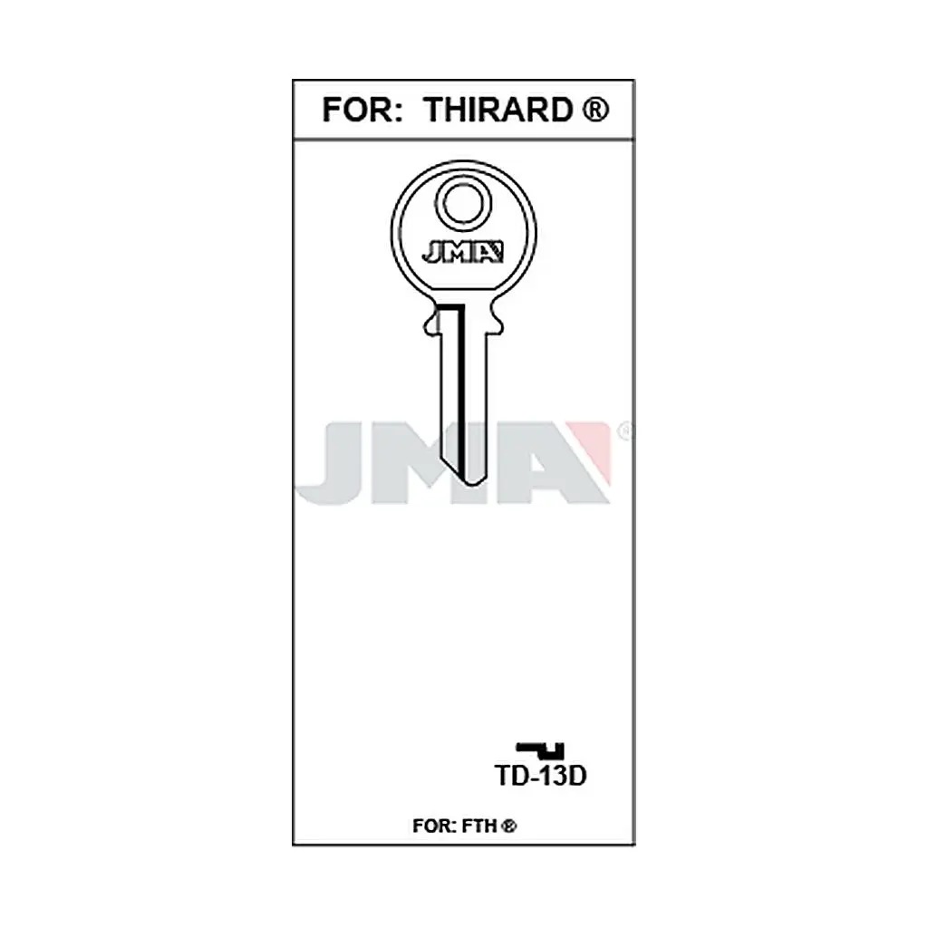 Clé plate acier TD-13D