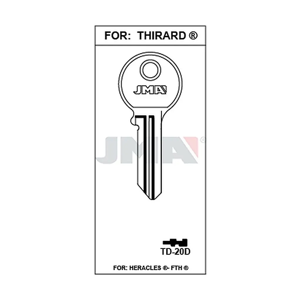 Clé plate acier TD-20D